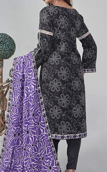 Khas Black Lawn Suit (2 pcs) | Pakistani Lawn Dress in USA- Image 2