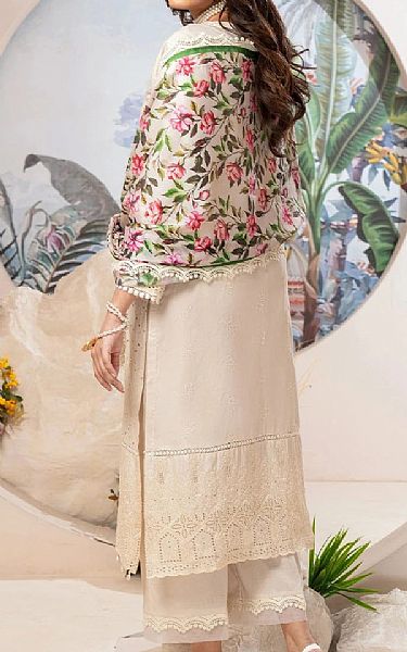 Khas Floral White Lawn Suit | Pakistani Lawn Dress in USA- Image 2
