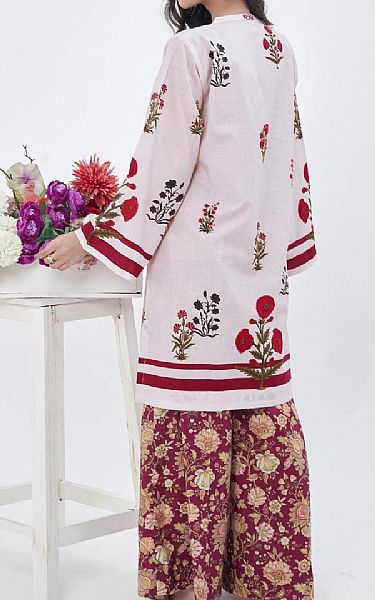 Khas Pale Pink Lawn Suit (2 pcs) | Pakistani Lawn Dress in USA- Image 2