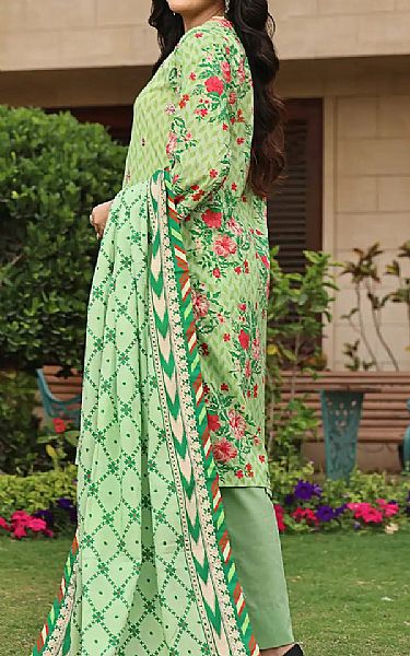 Khas Apple Green Lawn Suit | Pakistani Lawn Suits- Image 2