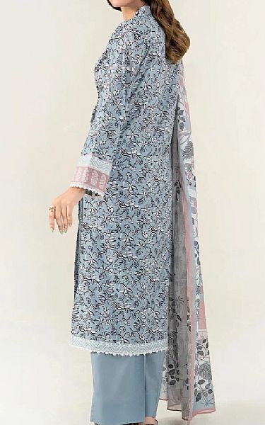 Khas Cadet Grey Lawn Suit | Pakistani Lawn Dress in USA- Image 2