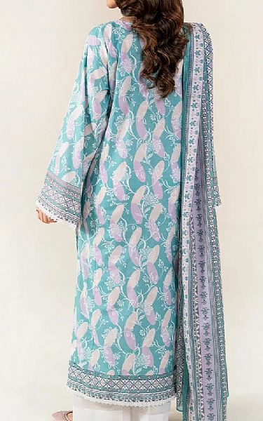 Khas Light Sea Green Lawn Suit | Pakistani Lawn Dress in USA- Image 2