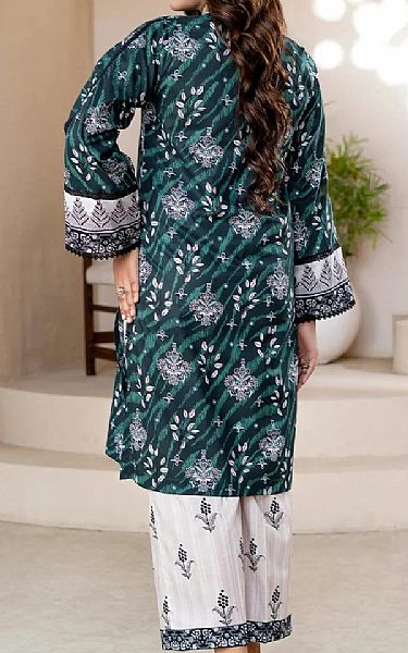Khas Green Lawn Suit (2 pcs) | Pakistani Lawn Dress in USA- Image 2