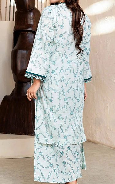 Khas Off White Lawn Suit (2 pcs) | Pakistani Lawn Dress in USA- Image 2