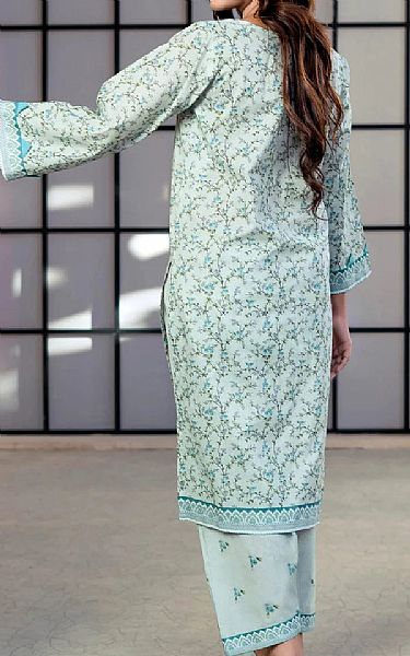 Khas Pale Aqua Lawn Suit (2 pcs) | Pakistani Lawn Dress in USA- Image 2