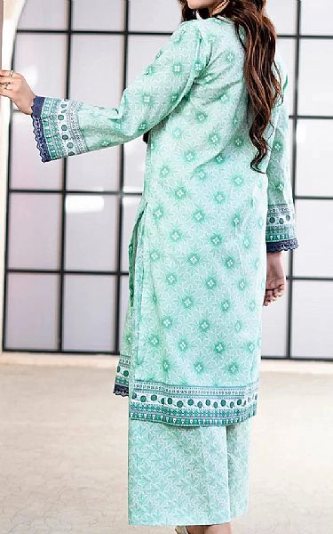 Khas Mint Green Lawn Suit (2 pcs) | Pakistani Lawn Dress in USA- Image 2