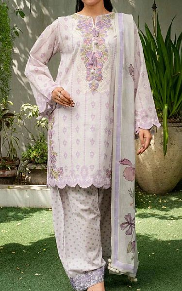 Khas Lilac Lawn Suit | Pakistani Lawn Dress in USA- Image 1