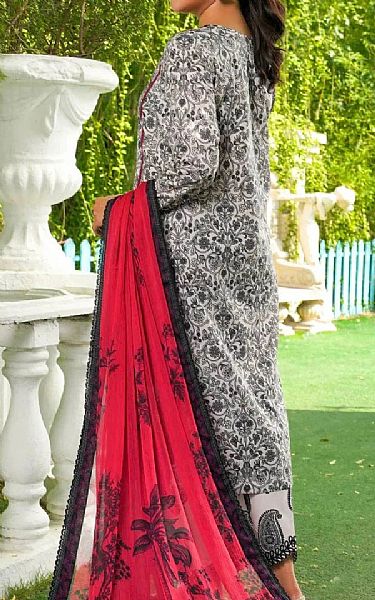 Khas Black/Off White Lawn Suit | Pakistani Lawn Dress in USA- Image 2