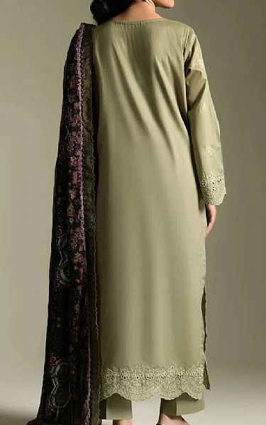 Khas Olive Lawn Suit | Pakistani Lawn Dress in USA- Image 2