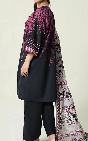Khas Black Lawn Suit | Pakistani Lawn Dress in USA- Image 2
