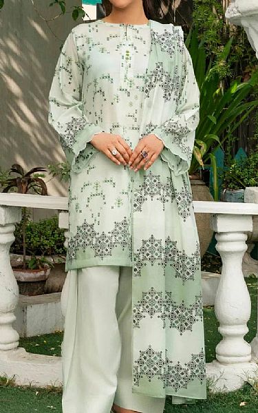 Khas Mint Lawn Suit | Pakistani Lawn Dress in USA- Image 1