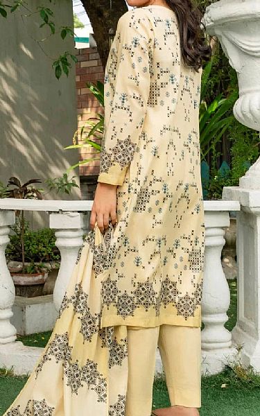 Khas Cream Lawn Suit | Pakistani Lawn Dress in USA- Image 2