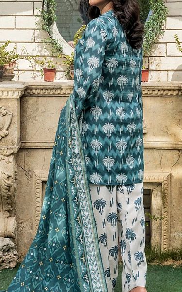 Khas Moonstone Blue Lawn Suit | Pakistani Lawn Dress in USA- Image 2