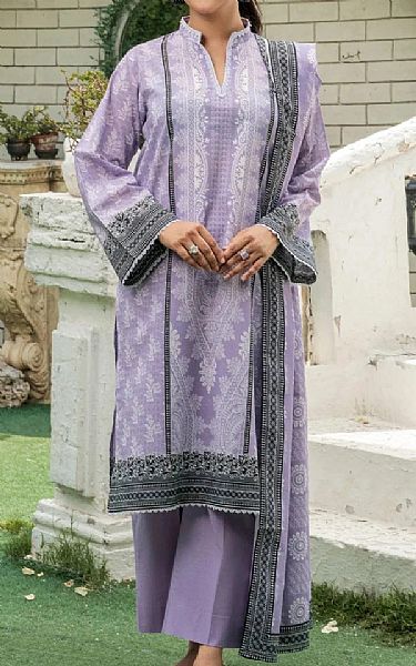 Khas Lavender Lawn Suit | Pakistani Lawn Dress in USA- Image 1