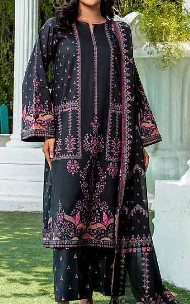 Khas Black Lawn Suit | Pakistani Lawn Dress in USA- Image 1