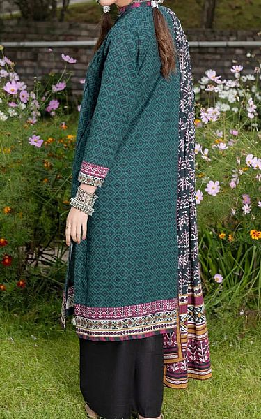 Khas Green/Black Khaddar Suit | Pakistani Winter Dresses in USA- Image 2