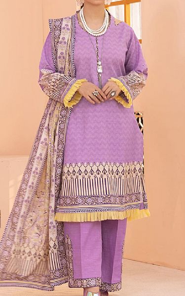 Khas Mauve Khaddar Suit | Pakistani Winter Dresses- Image 1
