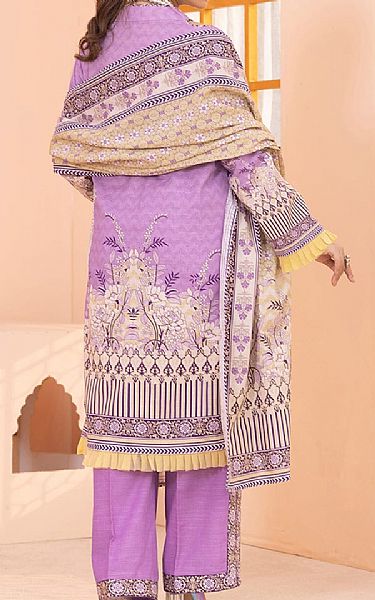 Khas Mauve Khaddar Suit | Pakistani Winter Dresses- Image 2