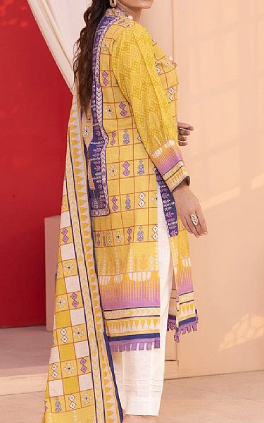 Khas Yellow Khaddar Suit | Pakistani Winter Dresses- Image 2