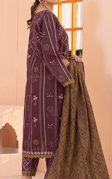 Khas Crater Brown Khaddar Suit | Pakistani Winter Dresses- Image 2