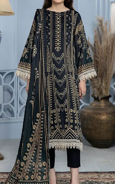 Kross Kulture Black Lawn Suit (2 Pcs) | Pakistani Dresses in USA- Image 1