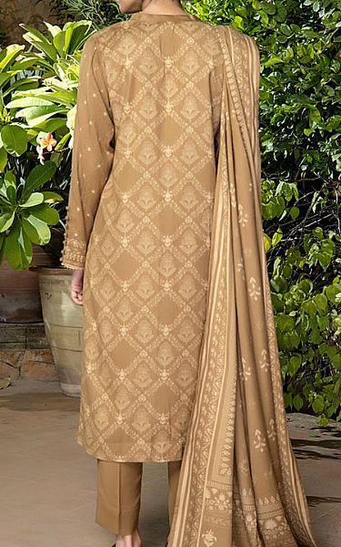 Lsm Tan Woven Suit | Pakistani Winter Dresses- Image 2