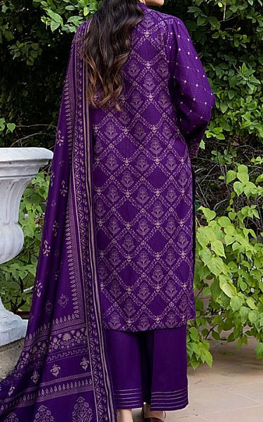 Lsm Indigo Woven Suit | Pakistani Winter Dresses- Image 2
