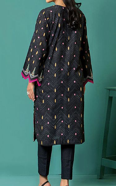 Lsm Black Khaddar Suit (2 Pcs) | Pakistani Winter Dresses- Image 2