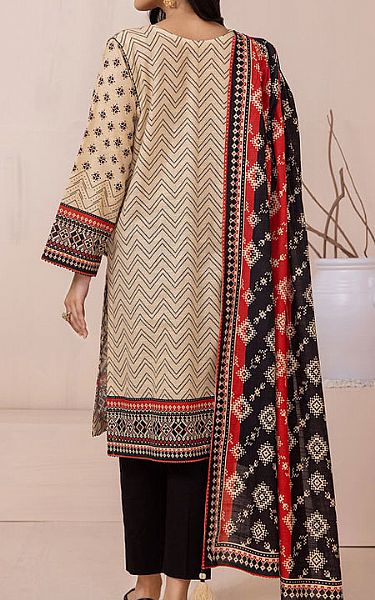 Lsm Ivory Khaddar Suit (2 Pcs) | Pakistani Winter Dresses- Image 2