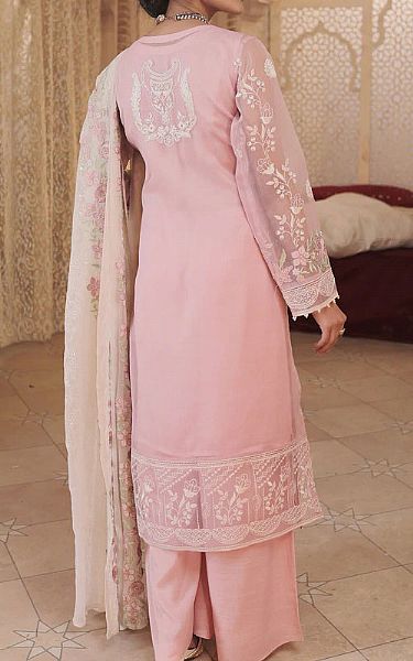 Lsm Baby Pink Organza Suit | Pakistani Dresses in USA- Image 2