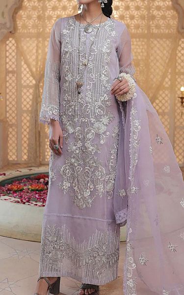 Lsm Lilac Organza Suit | Pakistani Dresses in USA- Image 1