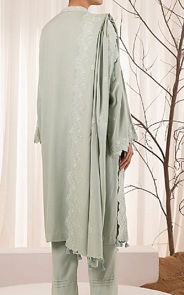 Lsm Sage Wool Suit | Pakistani Winter Dresses in USA- Image 2