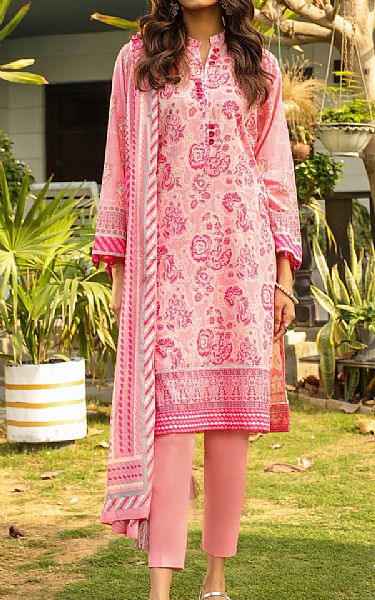 Lsm Pink Lawn Suit | Pakistani Lawn Suits- Image 2