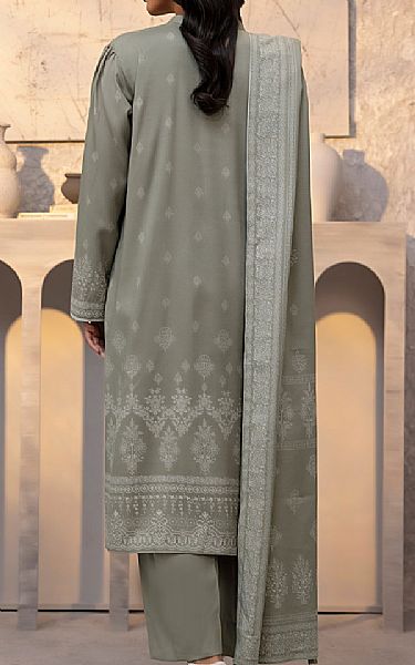 Lsm Slate Grey Marina Suit | Pakistani Winter Dresses in USA- Image 2
