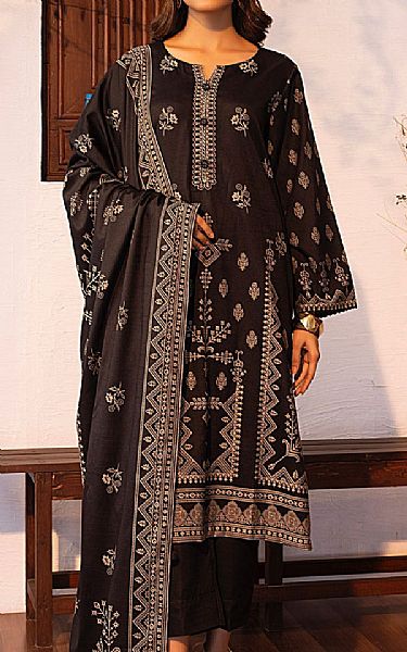 Lsm Dark Brown Marina Suit | Pakistani Winter Dresses in USA- Image 1