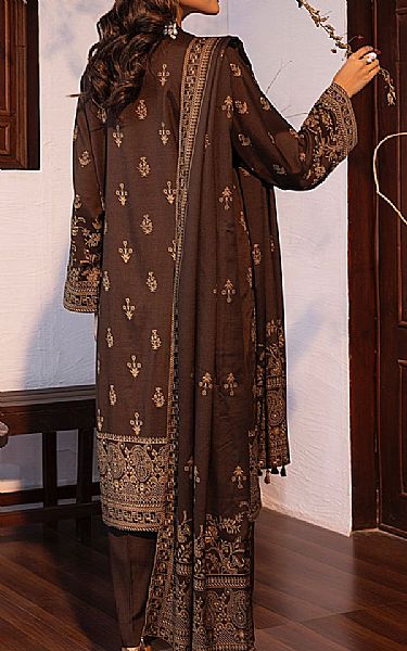 Lsm Brown Marina Suit | Pakistani Winter Dresses in USA- Image 2