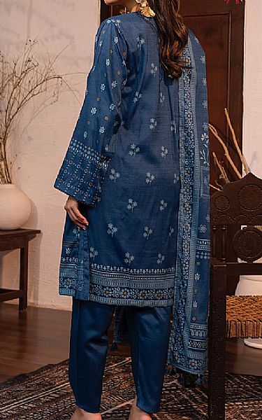 Lsm Dusky Blue Marina Suit | Pakistani Winter Dresses in USA- Image 2
