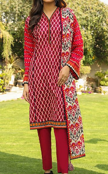 Lsm Crimson Lawn Suit | Pakistani Lawn Suits- Image 1