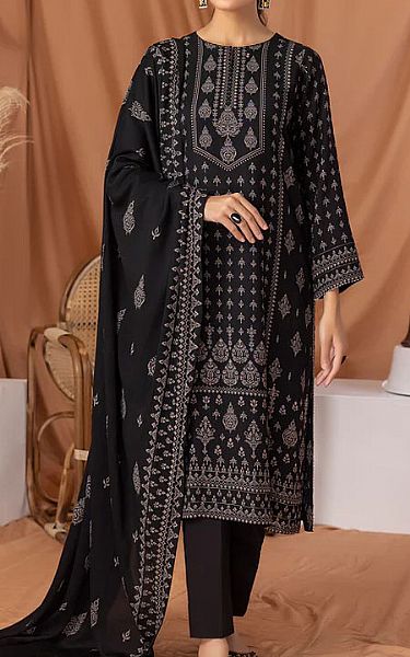 Lsm Black Pashmina Suit | Pakistani Dresses in USA- Image 1
