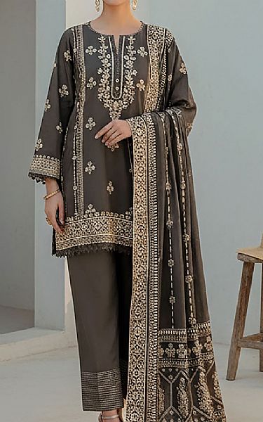 Lsm Beige Pashmina Suit | Pakistani Winter Dresses in USA- Image 1