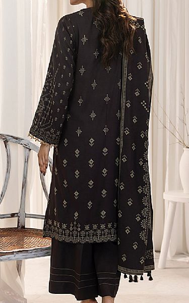 Lsm Charcoal Cashmi Wool Suit | Pakistani Winter Dresses in USA- Image 2