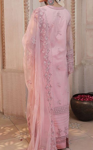 Lsm Baby Pink Net Suit | Pakistani Dresses in USA- Image 2