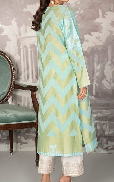 Limelight Mint Green Jacquard Suit (2 Pcs) | Pakistani Winter Dresses- Image 2