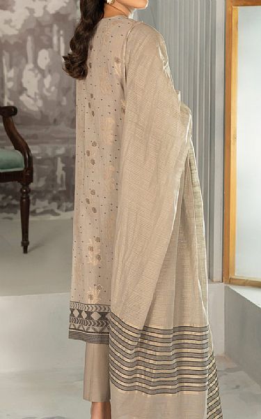 Limelight Beige Jacquard Suit | Pakistani Winter Dresses- Image 2