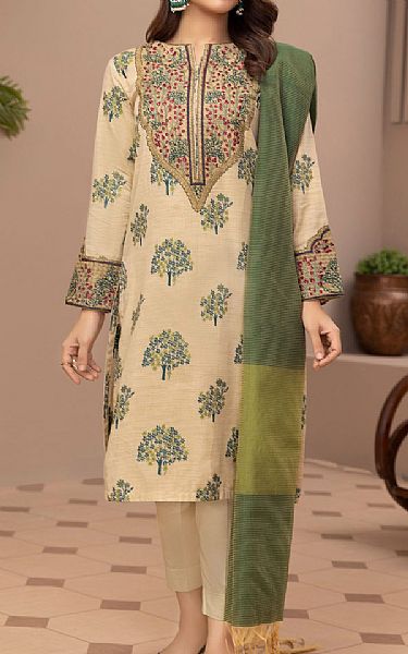 Limelight Ivory Jacquard Suit | Pakistani Winter Dresses- Image 1