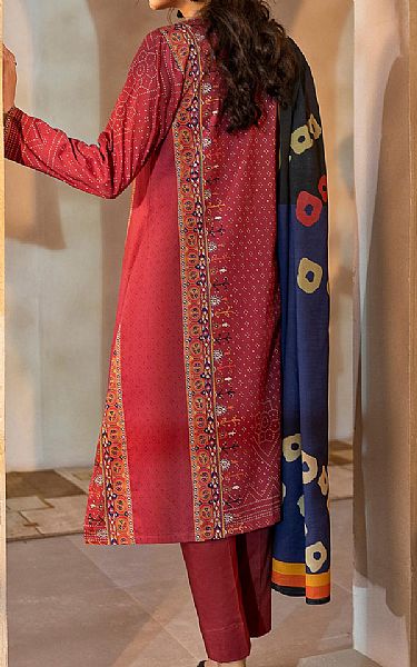 Limelight Red Cotton Suit (2 Pcs) | Pakistani Dresses in USA- Image 2