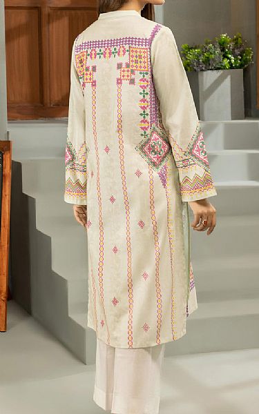 Limelight Off-White Khaddar Kurti | Pakistani Dresses in USA- Image 2