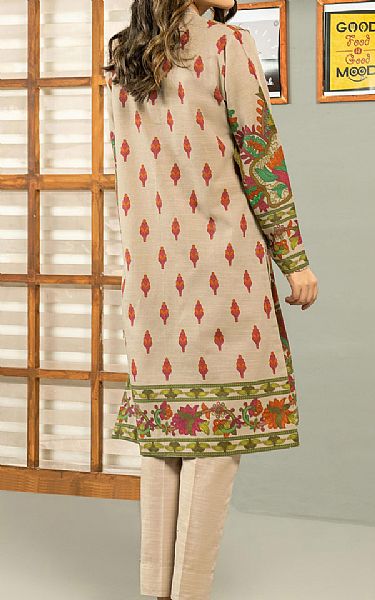 Limelight Ivory Khaddar Kurti | Pakistani Winter Dresses- Image 2