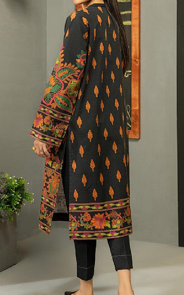 Limelight Black Khaddar Kurti | Pakistani Winter Dresses- Image 2