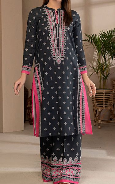 Limelight Black Khaddar Suit (2 Pcs) | Pakistani Winter Dresses- Image 1